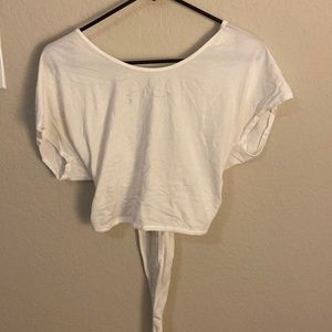 Lululemon wrap crop top